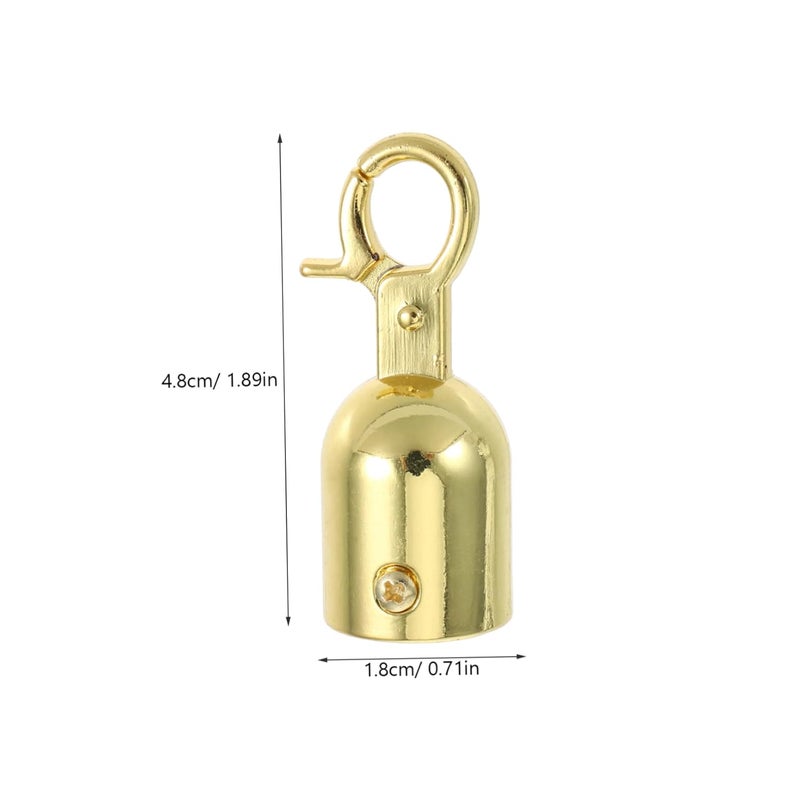 6pcs Black Rope End Caps for Crowd Control Stanchions Easy Installation Queue Management - Image 2